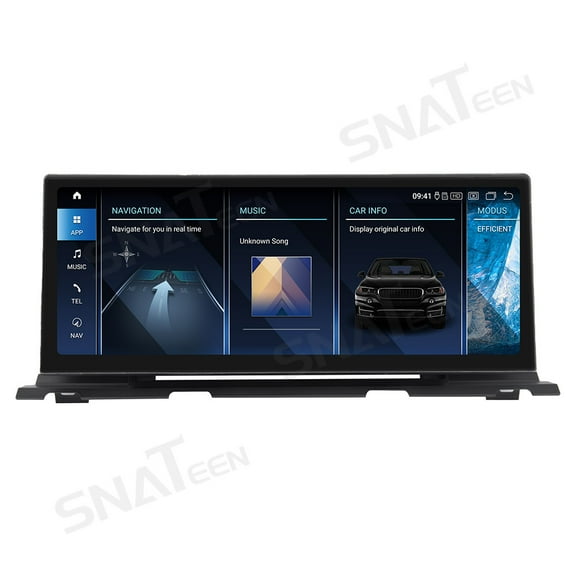SNATEEN 12.3 inch Ultra-thin Car Stereo for BMW 6 Series F06/F12 2010-2017 Android 13 Car Radio Multimedia GPS Navigation Wireless Carplay