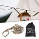 thumbnail image 4 of Cuerda de cordón para tienda de campaña al aire libre, tendedero multifunción, equipo resistente al viento marrón, 4 of 9