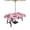 Pink, variant on Outdoor Tablecloth with Umbrella Hole Zipper Black Bow Pink Leopard Round Tablecloth 54" Waterproof Outside Table Cloth Minimalist Boho Chic Modern Patio Table Cover Tablecloths for Picnic Party