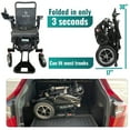 thumbnail image 6 of Electric Wheelchair for Adults, Portable All Terrain Lightweight Wheelchairs, 6 of 7