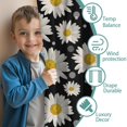 thumbnail image 3 of Blackout Kids Curtains,Black Sunflower Childrens Insulated Curtains Set Of 2,Bedroom Essentials,Toddler Room Decor 42x84in(106x213cm), 3 of 4