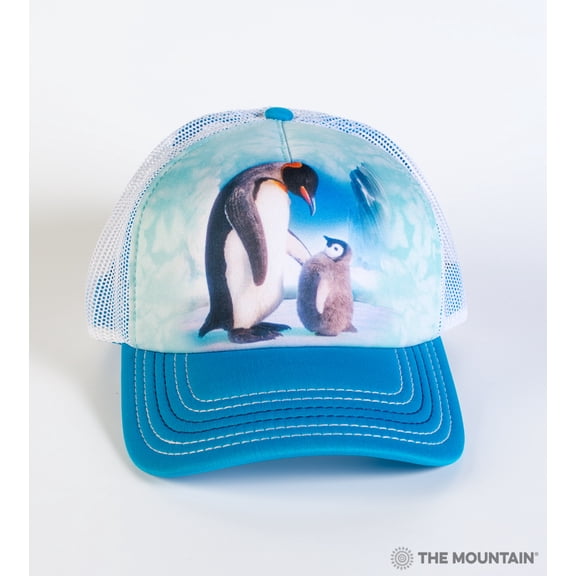 The Mountain-Men's The Next Explorer Penguins Foam Trucker Hat Green Adult Trucker Cap