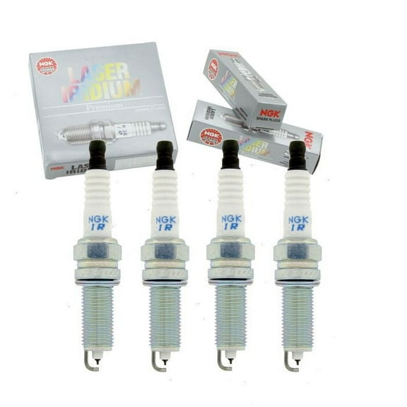 4 pc NGK 92315 Laser Iridium Spark Plugs for Ignition Wire Secondary