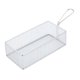 thumbnail image 1 of Cesta para freír de acero inoxidable Cesta para freír plateada Cesta para freír Cesta de malla para cocinar Cesta para freír rectangular, 1 of 5