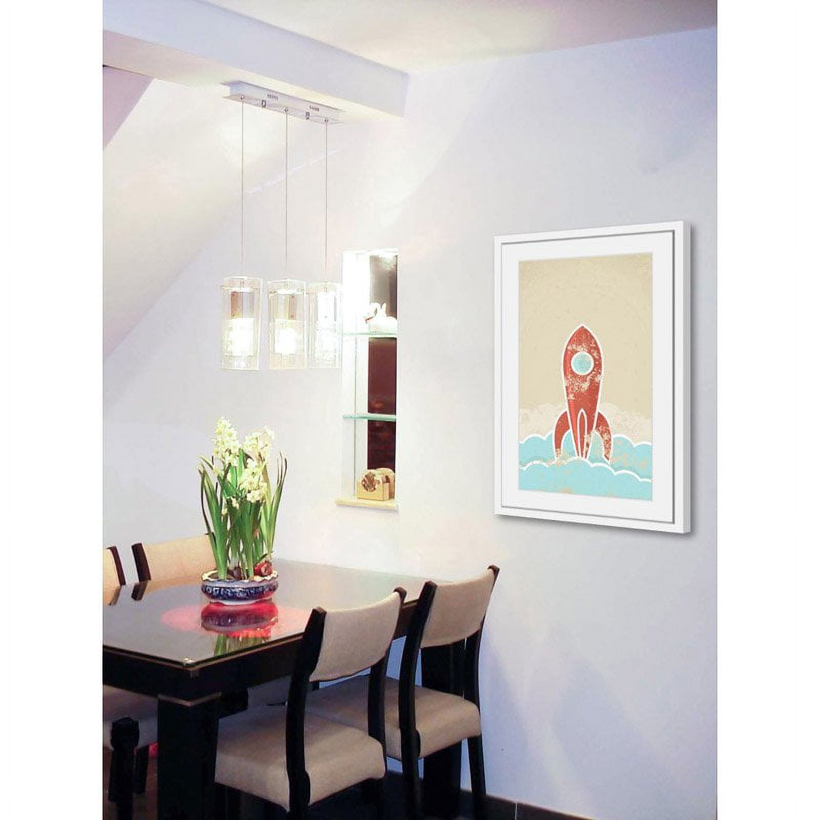 "Blast Off" Framed Painting Print
