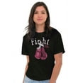 thumbnail image 5 of Fight Boxing Breast Cancer Warrior Women's Graphic T Shirt Tees Brisco Brands M, 5 of 5