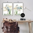 thumbnail image 3 of Stupell Industries Herons on Marsh Shore Animals & Insects Painting White Framed Art Print Wall Art, 24 x 30, Set of 2, 3 of 9
