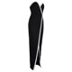 thumbnail image 1 of Vestido de noche sin tirantes con hombros descubiertos y espalda dividida Bodycon Clubwear Summer Beach Party Vestido de noche sin tirantes L Soledad Vestido largo de las mujeres, 1 of 8