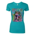 thumbnail image 3 of Colorful Beagle | Dogs Love You | Dean Russo Art Animal Lover Womens Slim Fit Junior Tee, Tahiti Blue, Small, 3 of 6