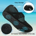thumbnail image 4 of Water Shoes for Women Men Barefoot Beach Swim Aqua Socks Summer Wide Slides Sandals Quick Dry Pool River Sea Sock Shoes, 4 of 7