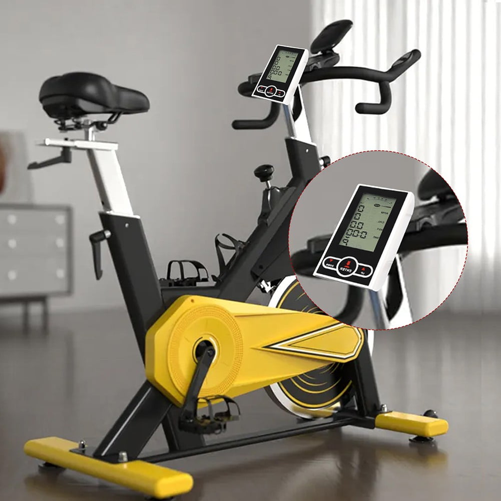 Ana Innovative Exercise Bike Display Featuring Heart Rate Monitoring Capabilities