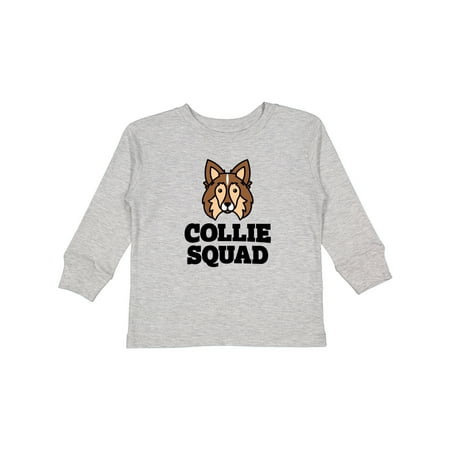

Inktastic Dog Collie Squad Boys or Girls Long Sleeve Toddler T-Shirt