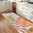 thumbnail image 2 of Haperlare Contemporary Runner Rugs for Hallway Washable Low Pile Tropical Plants Runner Rug Colorful Leaf Entryway Laundry Rug,2'x6', 2 of 7
