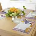 thumbnail image 4 of Ambesonne Zoo Place Mats Set of 4, Animals Peeping Window, Standard Size, Multicolor, 4 of 6