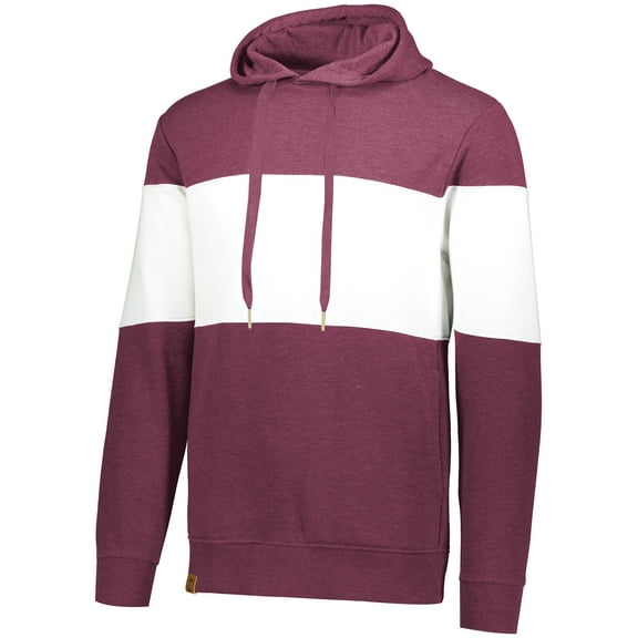 Holloway Sportswear M All-American Hoodie Maroon Heather/White 229563