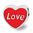 thumbnail image 2 of Fancy Bead White Sterling Silver Themed Red 10 mm 11.82, 2 of 3