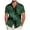 Shirt268-Green, variant on UAYOTSE Men's Casual Striped Shirts Button Down Short Sleeve Blouse Summer Hawaiian Shirt,Sizes 6XL