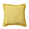 Better Homes & Gardens Textured Square OD Throw, 21" x 21", Yellow