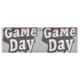 thumbnail image 6 of Yayeee Kitchen Valance Rod Pocket 54" x 18" Living Room Window Curtain, Gray Game Day, 6 of 6