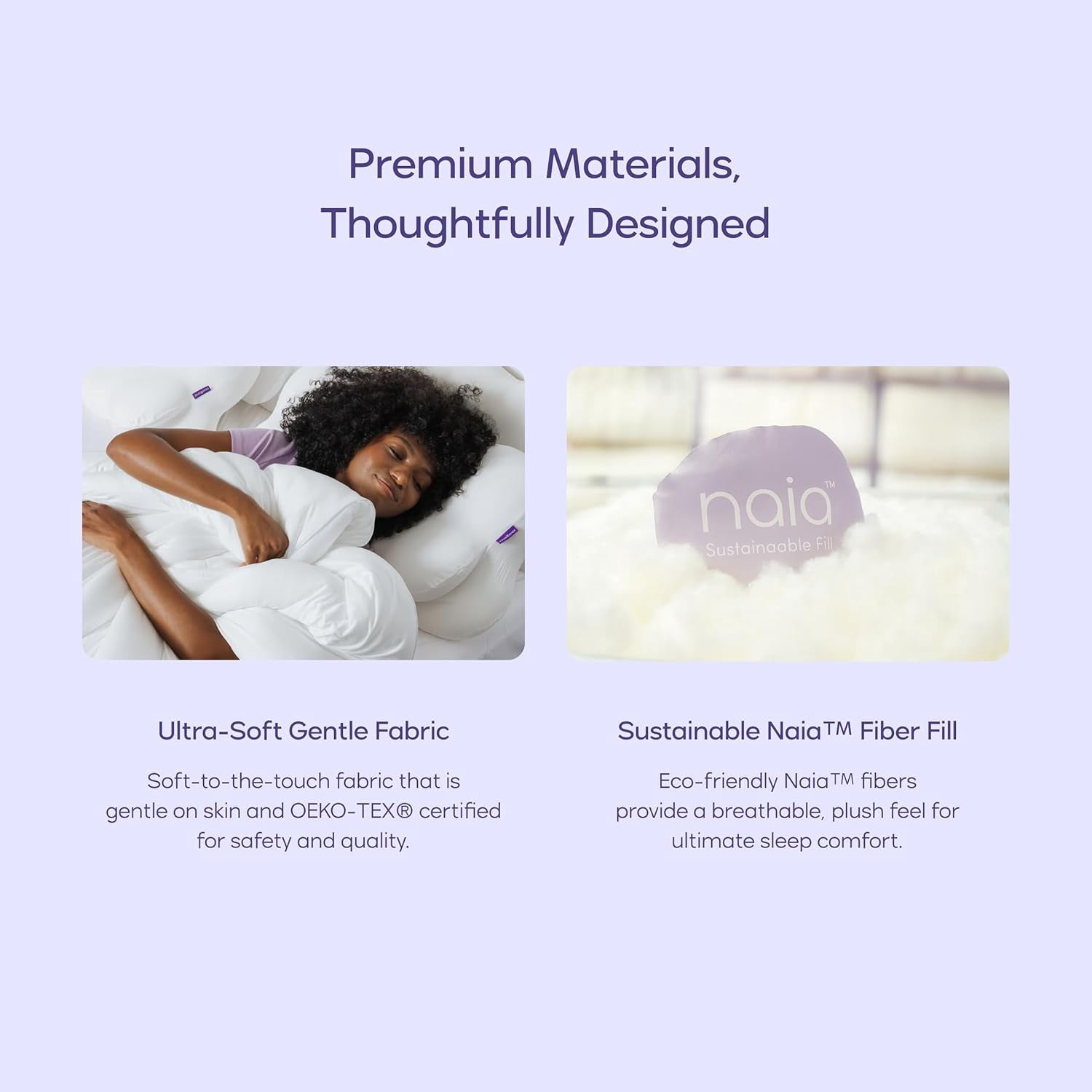 Mellow Marshmellow Comforter - Extra Fluffy Double-Stuffed Down Alternative Duvet Insert, All-Season Temperature-Balancing, Oeko-Tex Class I Fabric, Box-Stitch, Machine Washable