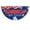 #B4, variant on 250 year anniversary Birthday Bunting Flag, 1776-2026 Commemorative Patriotic Fan Banner, 1.5x3 FT with Brass Grommets