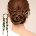 thumbnail image 2 of Xihbxyly Accesorio para El Cabello, Elegante Peine Insertable, Horquilla Multifuncional Duradera, Fácil de Hacer Moños, Uso Diario, Peinado para Ocasiones Especiales, Realza Tu Look., 2 of 6