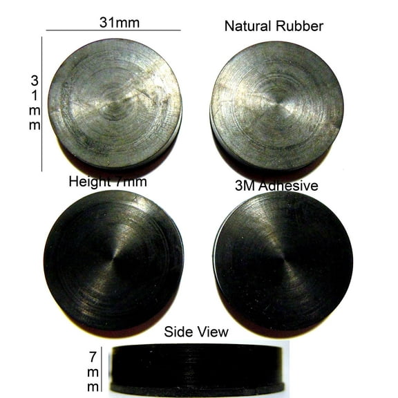 VATH Self Adhesive Rubber Feet Set 31mm(L) x31mm(W) x 7mm(H) 4pcs [RB173]