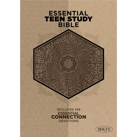 The NKJV Essential Teen Study Bible, Gray Cork