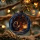 thumbnail image 1 of Adornos Navideños Planos De 8cm, Serie De Animales De Librería, Compañeros De Lectura, Decoraciones Con Diseño De Plástico Multicolor Para Árbol De Navidad Y Hogar, El Oso (1 Unidad) Rkxzt, 1 of 9