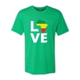 thumbnail image 2 of Love Africa Pride Map Black Freedom Black History Month Gift | Mens Black Pride History Premium Tri Blend T-Shirt, Envy, X-Large, 2 of 4