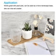 thumbnail image 5 of Uxcell 28x9.5cm Bamboo Rectangular Plant Pot Saucer Flower Drip Tray, 5 of 5