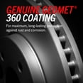 thumbnail image 3 of Power Stop Front One Geomet Coated Brake Rotor JBR1375EVC, 3 of 4