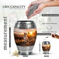 thumbnail image 2 of KARYLIZ Tiger Cremation Mini Keepsake Urns, Sunset Burial Urns for Human Ashes Adult Male, Decorative Urn For Female, Funeral Urn for Adult Ashes Men & Women, Memorial for Mom & Dad Small 3 Inch, 2 of 2