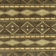 thumbnail image 1 of Ahgly Company Indoor Square Abstract Reddish Brown Abstract Area Rugs, 7' Square, 1 of 6