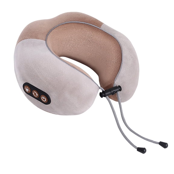 Neck Massager Pillow Portable Heated Travel Relaxation Kneading Intelligent Rolling Modes for Women Men Use