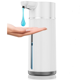thumbnail image 1 of Dispensador de jabón automático sin contacto, 420 ml (14,2 oz) para baño y cocina, con 4 niveles de volumen, recargable por USB, antiobstrucciones, gran capacidad, color blanco, 1 of 5
