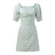 thumbnail image 2 of Gibobby Vestidos Casuales para Mujer Vestido de verano informal con estampado bohemio para mujer, cuello en V, manga corta, vestido de playa con frenill(Beige,M), 2 of 5