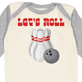 thumbnail image 4 of Inktastic Let's Roll Bowling Boys or Girls Long Sleeve Baby Bodysuit, 4 of 5