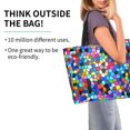 thumbnail image 2 of Easygdp Colorful Tie Dye Stained Glass 2 Bolsas Tote para Mujer, Bolsos de Hombro para Viaje, Bolsos de Mano de Gran Capacidad para Compras y Trabajo, 2 of 8