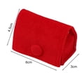 thumbnail image 6 of Yesbay Portable Travel Mini Jewelry Box Cloth Bracelet Ring Necklace Organizer Small Storage Case Gift Box, 6 of 7
