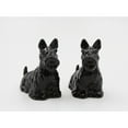 thumbnail image 2 of Ceramic Black Scottish Terrier Salt Pepper Shakers 4 inch Gift, 2 of 3