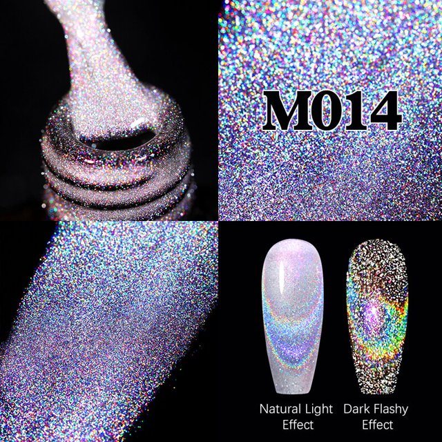 Azúcar UR 7,5 ml, esmalte de Gel magnético para uñas de gato reflectante, Gel de arcoíris, Gel láser brillante, barniz LED UV, diseño de Arte de uñas Tan Jianjun unisex