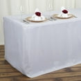 thumbnail image 3 of BalsaCircle 6 feet Silver Fitted Polyester Tablecloth, 3 of 6