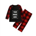 thumbnail image 3 of Penkiiy Family Christmas Pajamas Matching Sets Lounge Home Pjs Long Sleeve Shirts and Plaid Pants Xmas Holiday Pajama Outfits 10 Years Red, 3 of 7