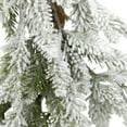 thumbnail image 5 of Northlight Heavily Flocked Pine Artificial Christmas Wreath - 16" - Unlit, 5 of 7