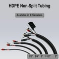 thumbnail image 3 of 100 ft - Flexible Corrugated HDPE NON Split Tubing Wire Loom, 3 of 5