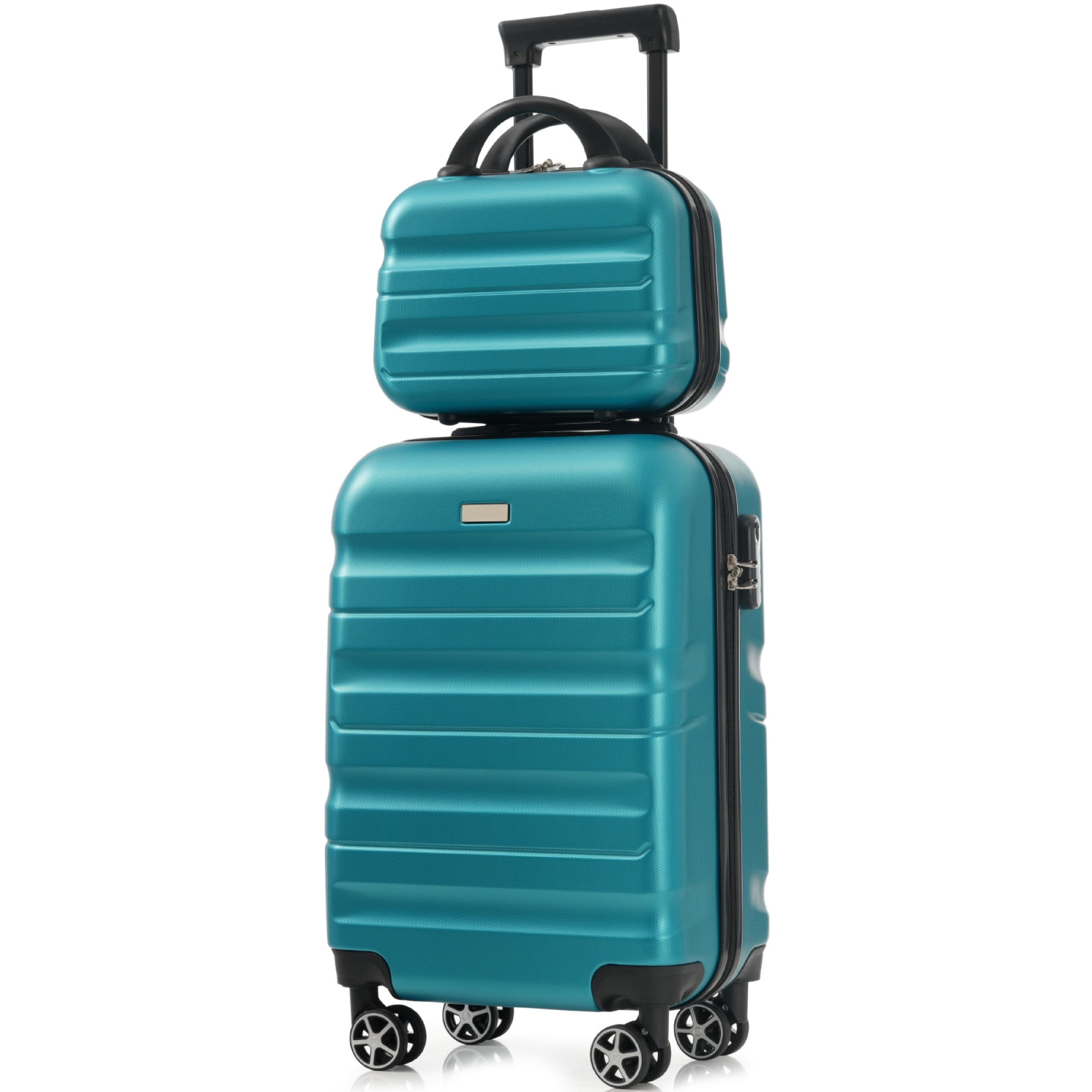 Hardshell ABS Luggage Set - Carry-On Suitcases with Dual Spinner Wheels,Check-In Sizes for Travel & Business