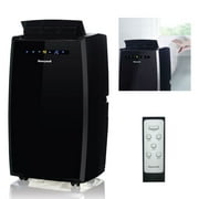 Honeywell MN10CESBB 10,000 BTU 115V Portable Air Conditioner for Rooms Up To 450 Sq. Ft. with Dehumidifier & Fan, Black