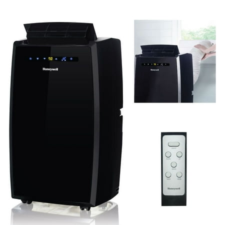 Honeywell MN10CESBB 10,000 BTU 115V Portable Air Conditioner for Rooms Up To 450 Sq. Ft. with Dehumidifier & Fan,