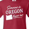 thumbnail image 4 of Inktastic Someone in Oregon Loves Me Youth T-Shirt, 4 of 5